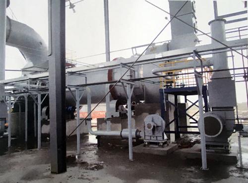 焚燒后產生的高溫煙氣 焚燒后產生的高溫煙氣